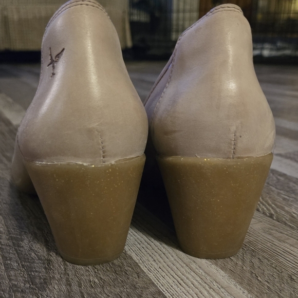 Portofino Boho Tan Leather Comfort Wedge Slip-On Shoes Size 9/EUC Size 40 - Picture 6 of 10